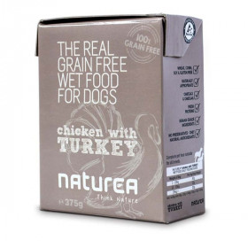 Naturea with Chicken and Turkey без зърнени култури 375 гр.